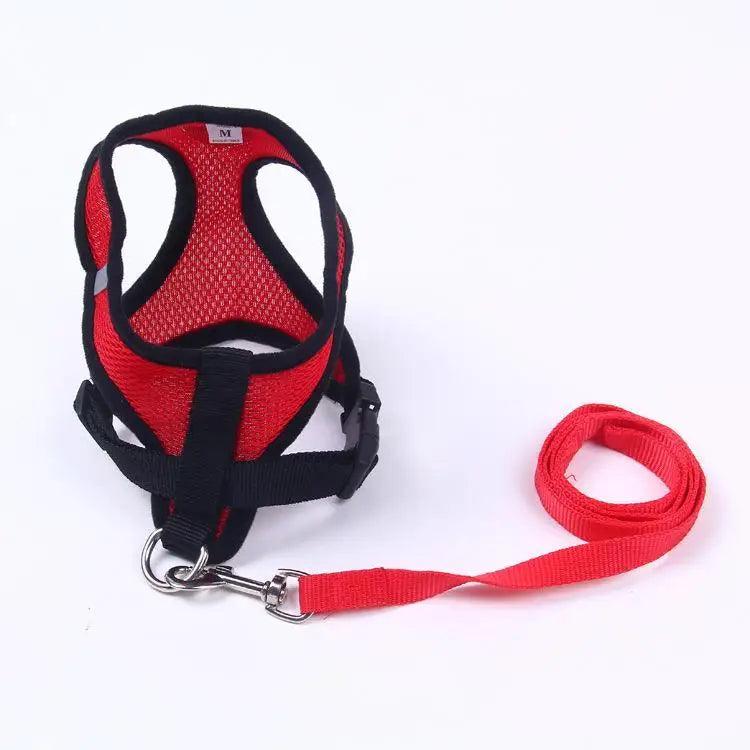 Adjustable Dog Harness No-Pull Pet Harness Soft Padded Dog Vest Reflective No-Choke Pet Vest With Easy Control Handle Stevvex