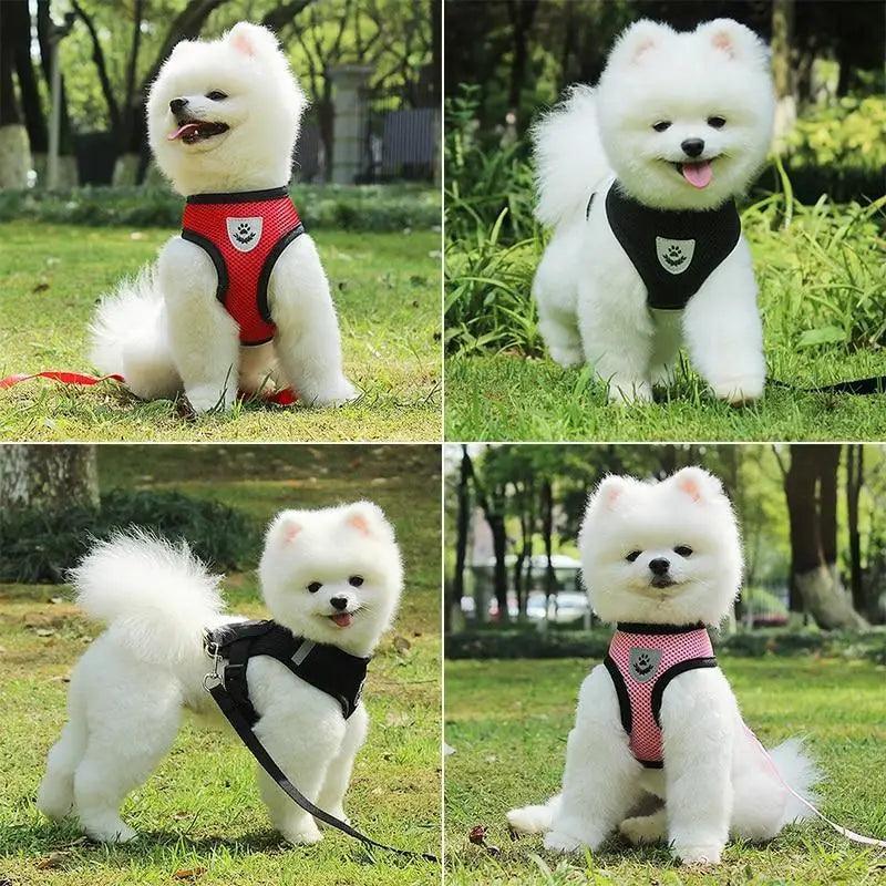 Adjustable Dog Harness No-Pull Pet Harness Soft Padded Dog Vest Reflective No-Choke Pet Vest With Easy Control Handle Stevvex
