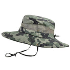 Adjustable Men's Hat Bucket Hat Summer Breathable Fashion Outdoor Fishing Wide Brim Hat Sun Protection Cap Male Traveling Sun Hats Fishing Hat Adjustable Mountaineering Hat 58-60cm Stevvex