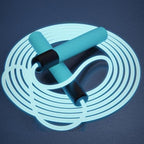 Adjustable Night Glowing Skipping Rope Luminous Jump Ropes Exercise LED Light Up Outdoor Fitness Training Luminous Adjustable Skipping Rope Glowing Tangle Free Jumping Rope For Girls Women Men Fitness Exercise Workout 2.8m Stevvex