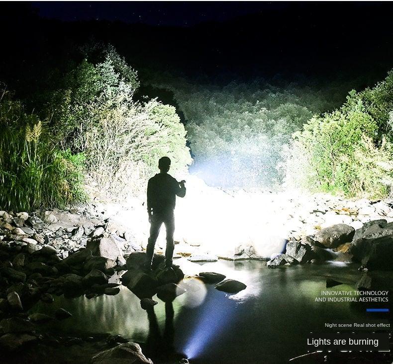 Adjustable Rechargeable Strong Mini Pocket Sized Flashlight LED Multifunctional High Lumen Light Ultra-bright Portable Flashlights Outdoor Waterproof Flashlight For Running Walking Stevvex
