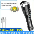 Adjustable Rechargeable Tactical Flashlight USB LED  Super Bright Zoomable IPX65 Waterproof Portable Torchlight Flash Lamp USB Charging For Hiking Camping Running Fishing Stevvex