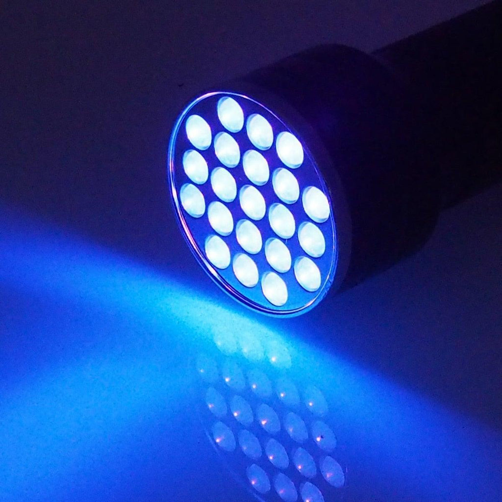 Adjustable Rechargeable UV Flashlight Black Light 21LED 12LED Handheld Portable Torch Light Ultraviolet Flashlight Detector Flashlight Torch For Bed Bug Dog Urine Pet Stains Matching With Pet Odor Eliminator Stevvex