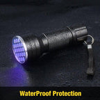 Adjustable Rechargeable UV Flashlight Black Light 21LED 12LED Handheld Portable Torch Light Ultraviolet Flashlight Detector Flashlight Torch For Bed Bug Dog Urine Pet Stains Matching With Pet Odor Eliminator Stevvex