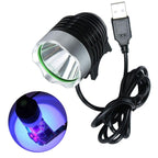 Adjustable Rechargeable UV Flashlight Portable Torch Ultra Violet LED Handheld For UV Glue Curing For Cellphone Repair Tool  Curing Lamp Dryer For Urine Stain Detector Sterilization Phone Circuit Board Stevvex