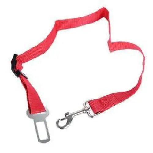 Adjustable Safety Seat Belt Nylon Pets Puppy Seat Lead Leash Dog Harness Vehicle Seatbelt Pet Dog Supplies Travel Clip Adjustable Bowtie Pet Cat Dog Car Seat Belt Pet Seat Harness Dog Lead Clip Dog Collars Accessories Stevvex