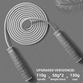 Adjustable Sport Jump Rope Skip Speed Weighted Jump Ropes With Weight Block Cable Fitness Training Anti-Slip Handle Jump Rope For Fitness Workout Adjustable Skipping Rope For Exercise Boxing Stevvex