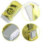 Adjustable Super Bright LED Light Hand Press Flashlight Waterproof Wind Up Light Hand Crank Flashlight Torch Light Crank Lamp Power For Hiking Outdoor Home Camping Stevvex
