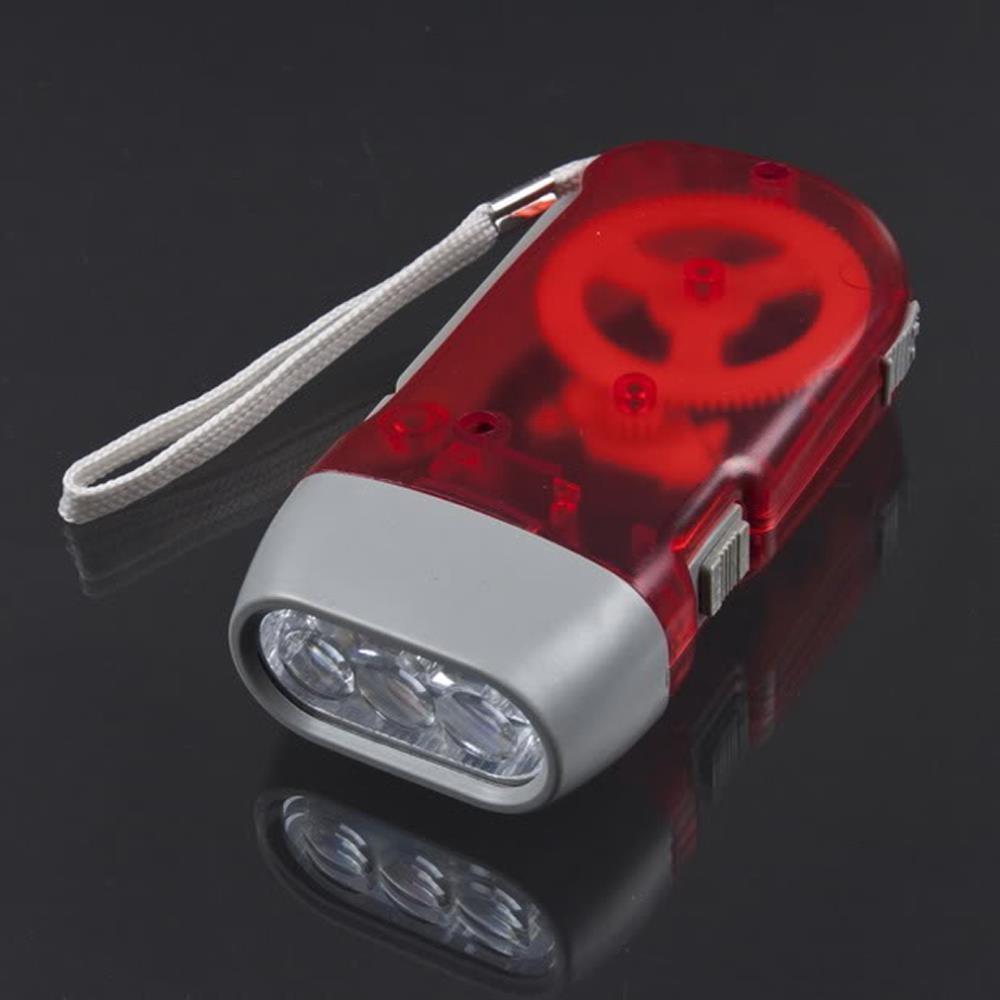 Adjustable Super Bright LED Light Hand Press Flashlight Waterproof Wind Up Light Hand Crank Flashlight Torch Light Crank Lamp Power For Hiking Outdoor Home Camping Stevvex