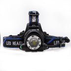 Adjustable USB Rechargeable IR Sensor Super Bright Headlight Battery For Long Working Time LED Headlamp Fishing  Waterproof Head Light Lamp Perfect For Running  Camping Stevvex