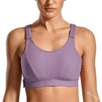 Adjustable Woman Modern Sports Bra Sportswear Crop Top Belt Zipper Yoga Running Comfortable Bras Push Up Gym Equipment