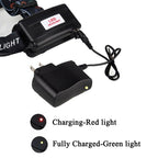 Adjustable Zoomable Headlamp Ultra Bright Rechargeable LED Bright High Lumen Head Lights Head Lamp Waterproof Flashlight For Outdoor Cmaping Fishing Hiking Biking Fishing Headlamp  Running Headlamp Stevvex