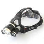 Adjustable Zoomable Headlamp Ultra Bright Rechargeable LED Bright High Lumen Head Lights Head Lamp Waterproof Flashlight For Outdoor Cmaping Fishing Hiking Biking Fishing Headlamp  Running Headlamp Stevvex