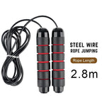 Adult Children Jump Skipping Rope With Non Slip Jumping Rope Sport Jump Rope Large Rubber Exercise Workout For Home Gym Flooring Non-Slip Oval Design Equipment For Workout Excercise And Fitness Stevvex