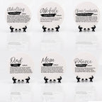 Adulting Funny Coaster Gift Set 6 Pack Humorous Quote Drink Coasters Home Bar Decor BandsCo Straps