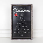 Magnetic Wooden Advent Tree Sign - 'Sleeps Til Christmas' Countdown Decor BandsCo Straps