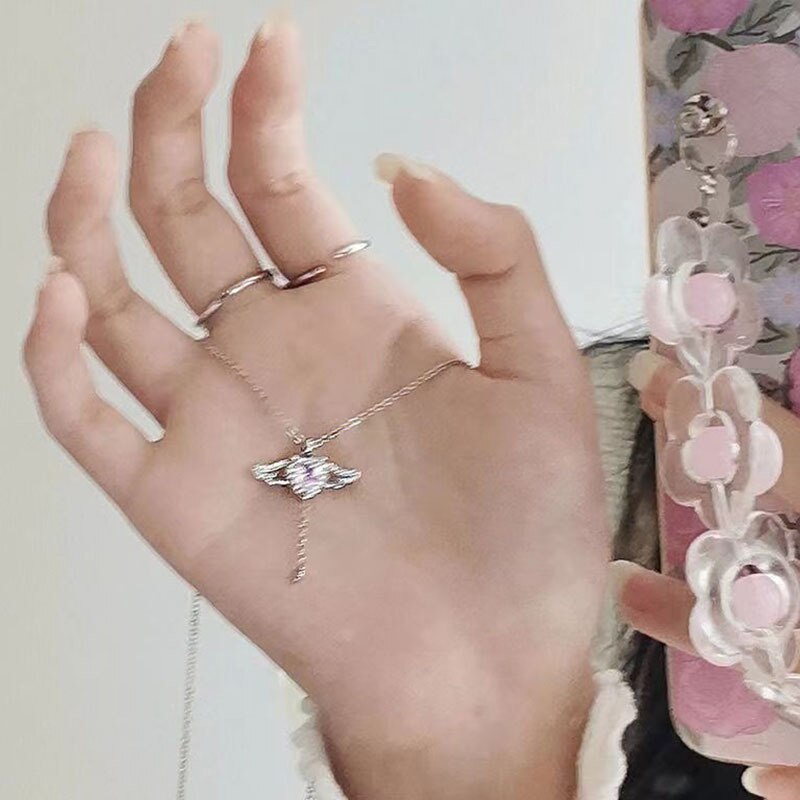 Heart Wings Necklace - SJB-DIAMOND ELITES