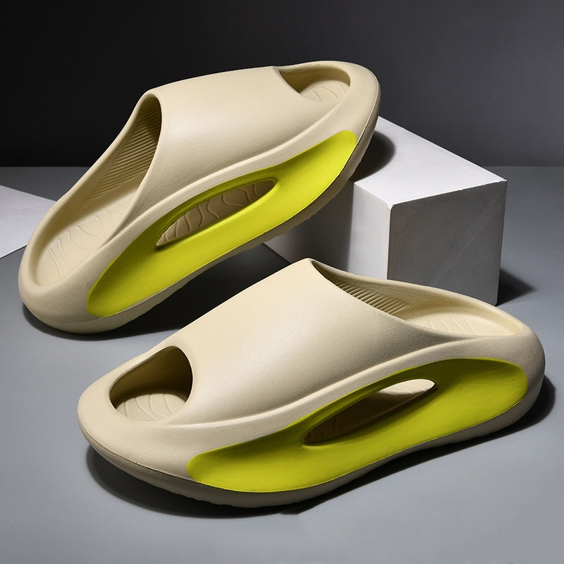 Ins Slippers Women Men Peep Toe Slipper Summer Hollow Unisex Sports Beach Shoes Pi-Mart