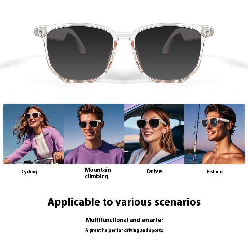 Smart Bluetooth Sunglasses Polarized UV-proof Blue Light Pi-Mart
