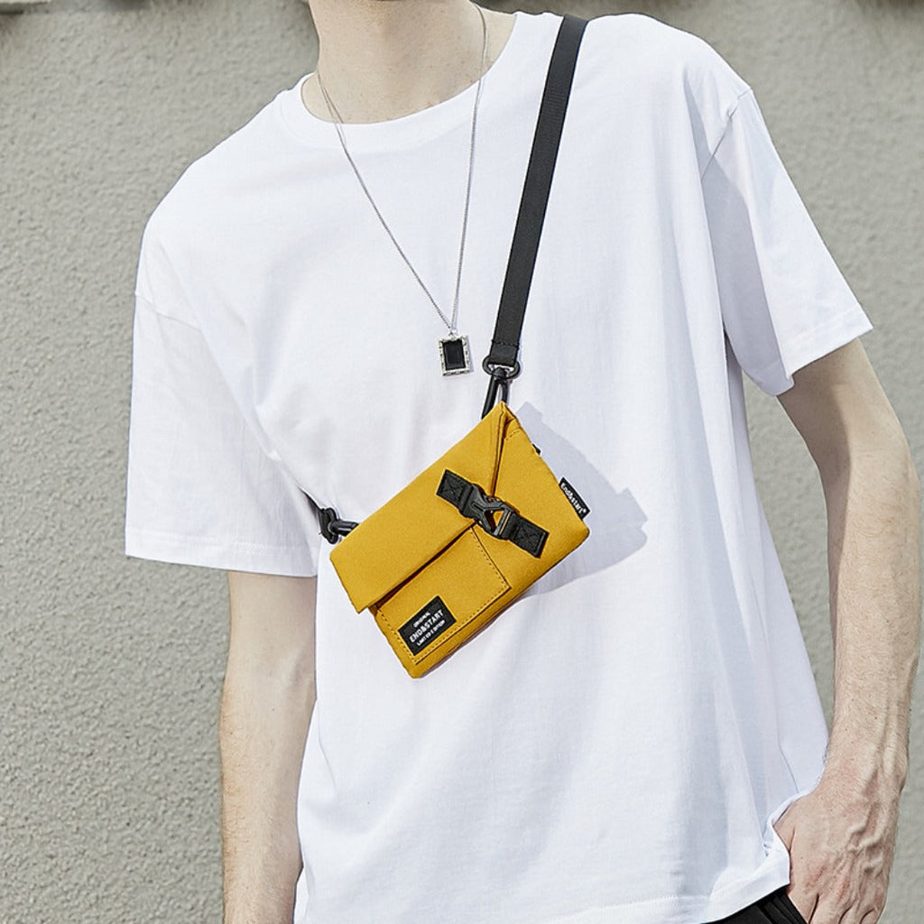Men's Crossbody Bag Mini - Lightweight Small Phone Bag for Women & Boys, Casual Single Pack Crossbody Backpack
