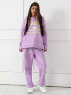 Women's Fashion Casual Printed Top Pants Set - SJB-DIAMOND ELITES