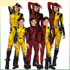 onepiece Halloween movie cos suit Deadpool 3 Wolverine costume playing suit printed jumpsuit - SJB-DIAMOND ELITES