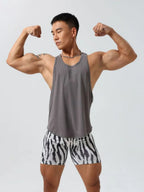 Men's Plus Size Round Neck Wide Strap Tank