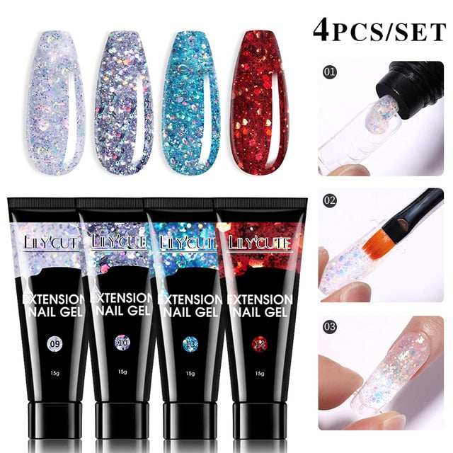 Extension Gel Set - SJB-DIAMOND ELITES