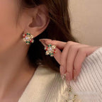 Christmas Snowflake Stud Earrings Pi-Mart