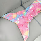 1pc Mermaid Tail Blanket - Glowing Plush Mermaid Wearable Blanket, Suitable For Teen Girls, Teens Adults All Seasons Soft Flannel Fleece Comfortable Blanket Mermaid Unicorn Sleeping Bag, Suitable For Birthday Decoration