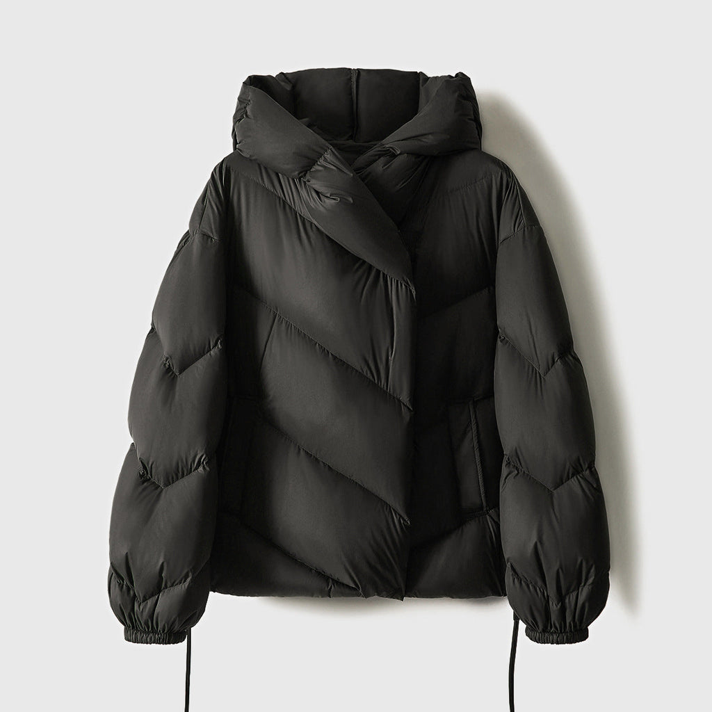 Hooded Small Puffer Jacket Coat Pi-Mart