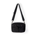 Women's bag simple tooling shoulder Crossbody bag, small pleated stylish casual nylon bag, small square purse