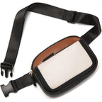 Women's Belt Bag – Mini Portable Crossbody Fanny Bag with Adjustable Shoulder Strap, Faux Leather Waist Bag for Travel & Sports – Stylish and Functional - SJB-DIAMOND ELITES