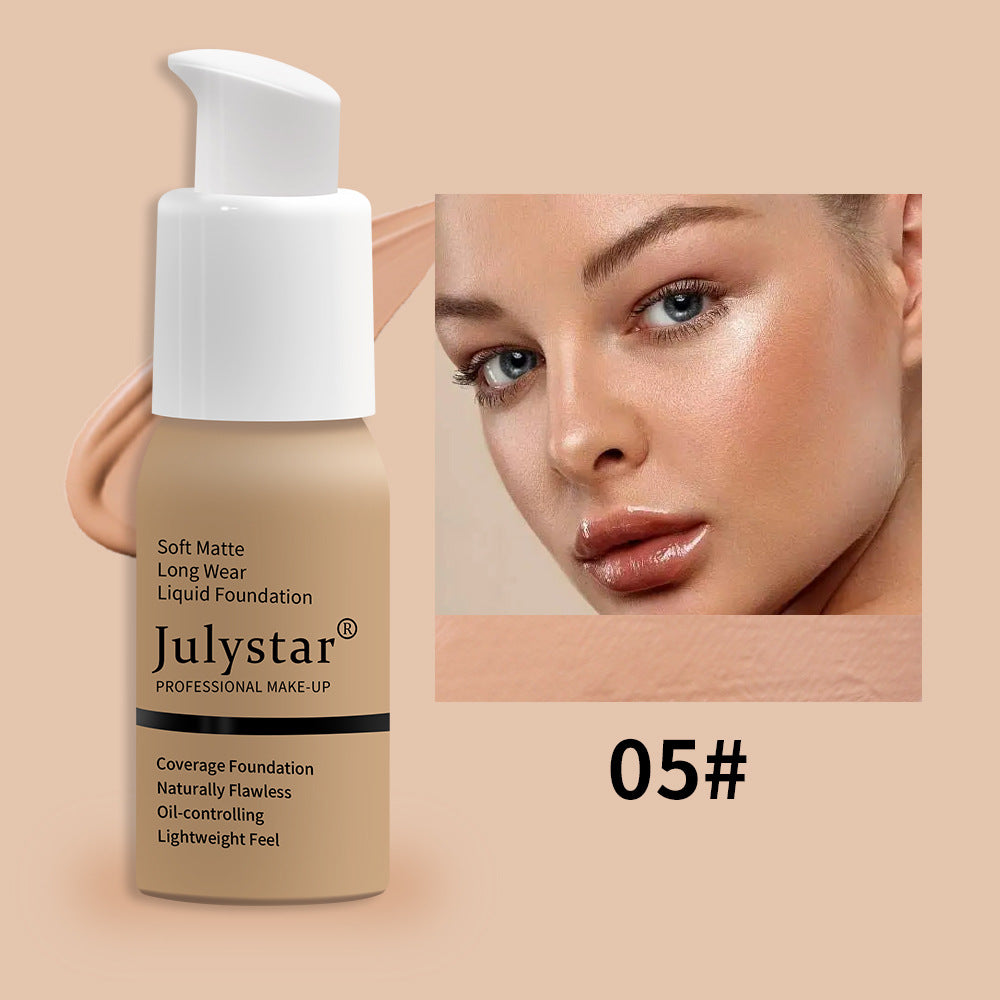 Waterproof Lasting Non Take Off Makeup Concealer Liquid Foundation Beauty Makeup Pi-Mart