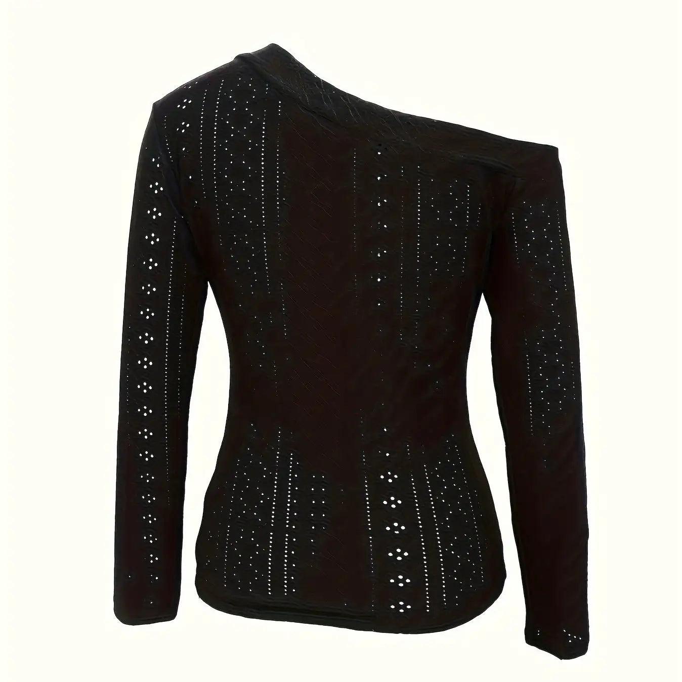 Ladies' Off Shoulder Long Sleeved Fashionable New Style, Versatile Top For Keeping Warm And Showing Off Figure, Long Sleeved T-shirt - SJB-DIAMOND ELITES