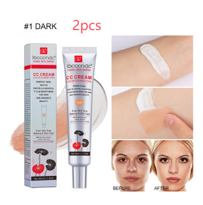 Moisturizing Correcting CC Cream Waterproof Anti-sweat Makeup Before Concealer Lasting Women Makeup Protect Skin Erborian Make Lootquake LLC