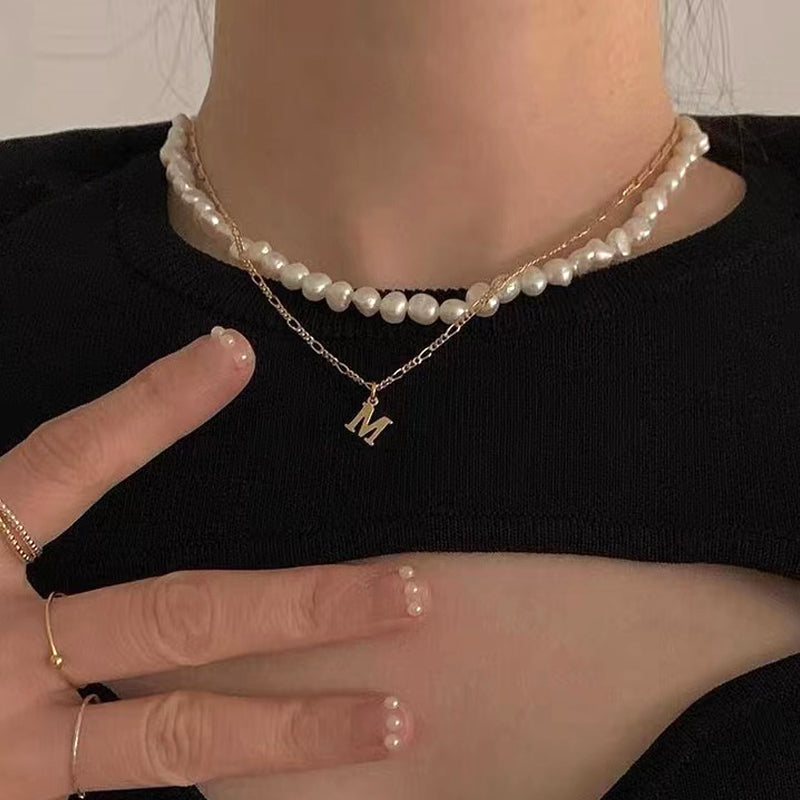 Natural Freshwater Pearl Necklace Pi-Mart