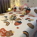 Vintage Cotton Bed Cover Three Piece Set Pi-Mart