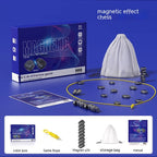 Magnetic Chess Board Game - Concentration Training with Sponge & Rope Accessories Pi-Mart
