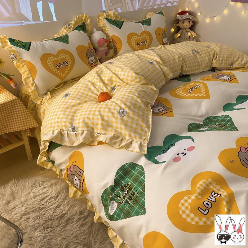 Green Four-piece Duvet Cover Pi-Mart