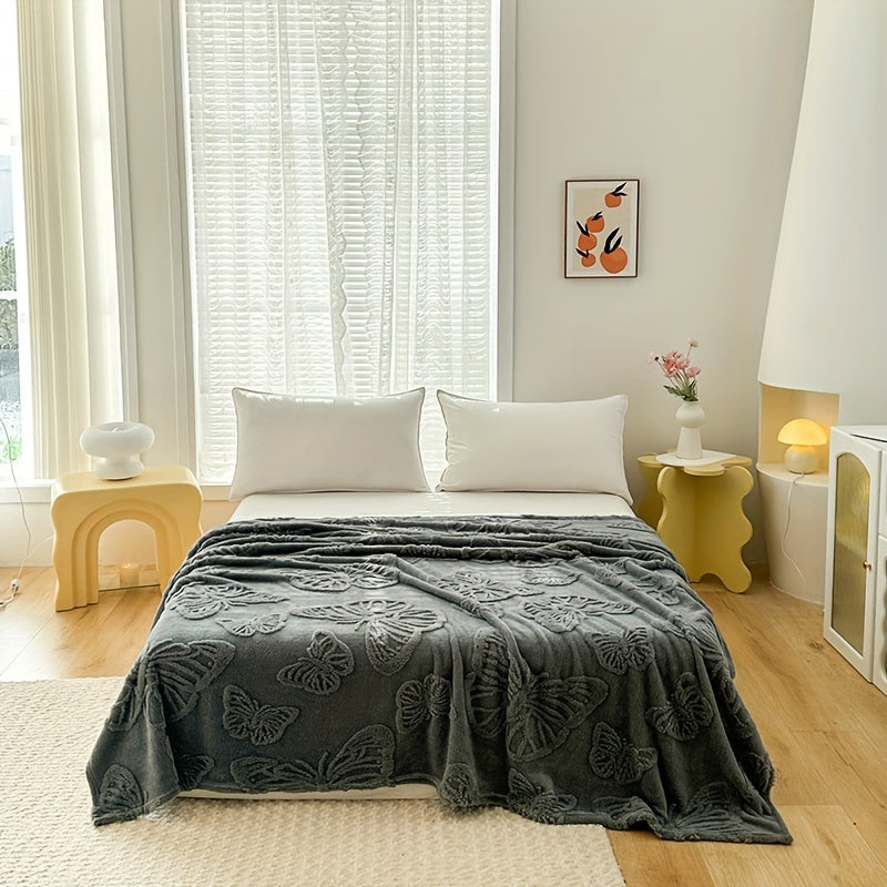 1pc Soft and Cozy 3D Butterfly Blanket - Perfect for All Seasons and Occasions