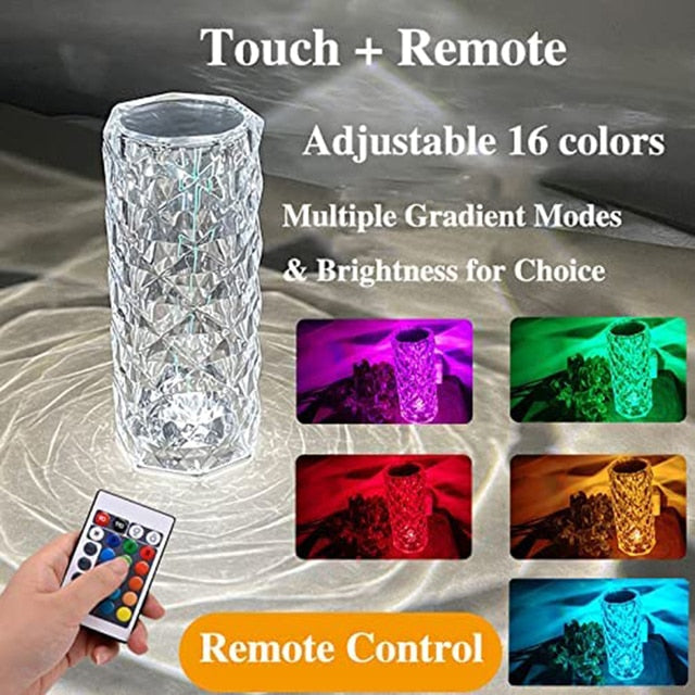 LED Touch Bedroom Lamp Pi-Mart