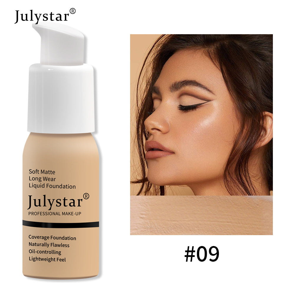 Waterproof Lasting Non Take Off Makeup Concealer Liquid Foundation Beauty Makeup Pi-Mart