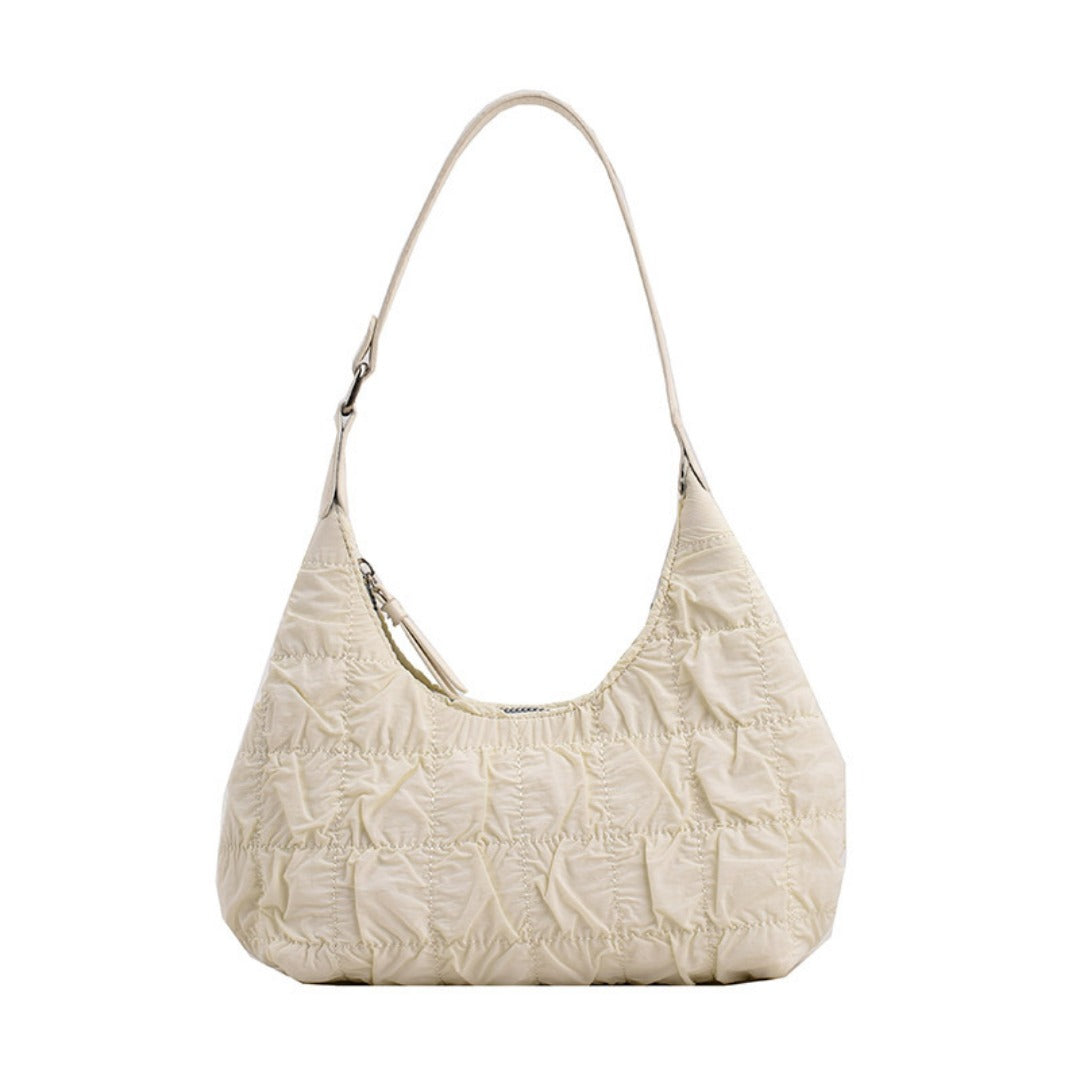 small shoulder bag cream puff bag pleated bag hobo - SJB-DIAMOND ELITES