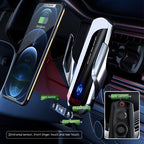 Car Wireless Charger Mobile Phone Bracket Disassembly Incense Inserted Pi-Mart