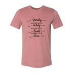 DT0115 Family, Crazy, Loud, Love Shirt - SJB-DIAMOND ELITES