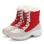 Snow Boots Plush Warm Ankle Boots For Women Winter Shoes Pi-Mart