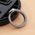 Retro Norse Mythology Men Ouroboros Ring Pi-Mart