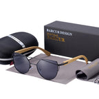 Bamboo High Quality Female Sunglasses Oversized Women Polarized Sunglasses With Natural Bamboo In Elegant and Luxury Cat eye Eyewear Luxury Style - SJB-DIAMOND ELITES