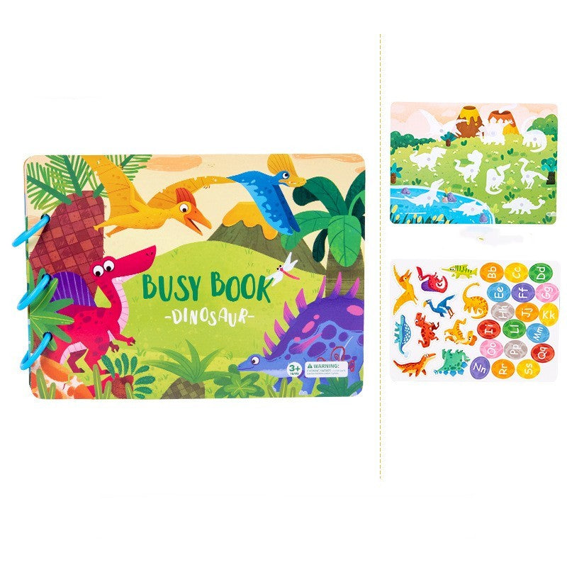 Children's Busy Book Educational Toys Repeated Paste Pi-Mart